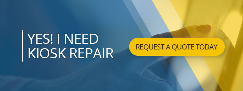 Call to action image for kiosk repairs.