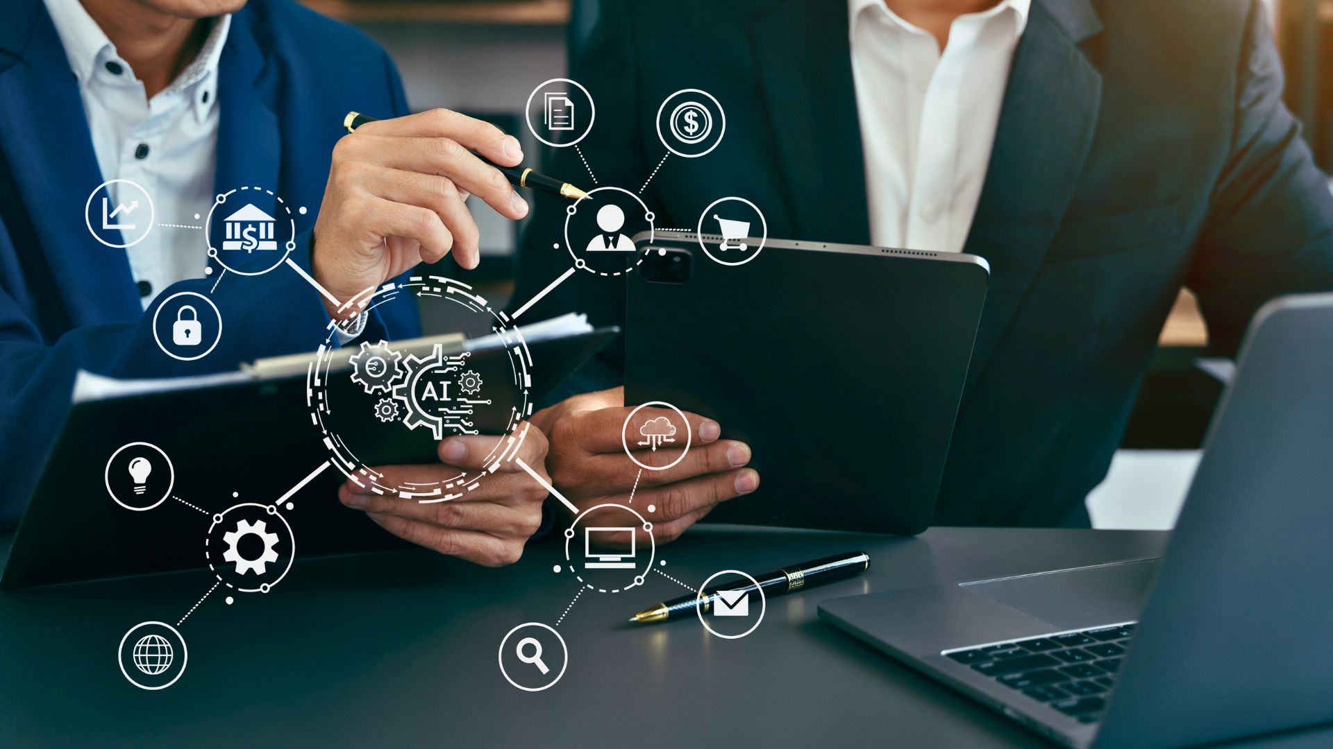 An illustration representing technology