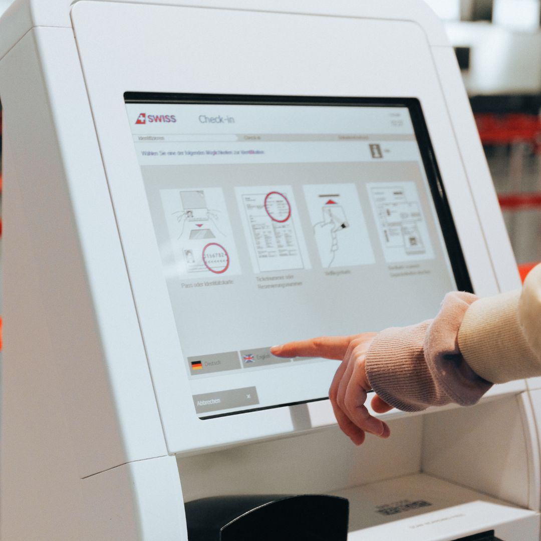 Airport kiosk